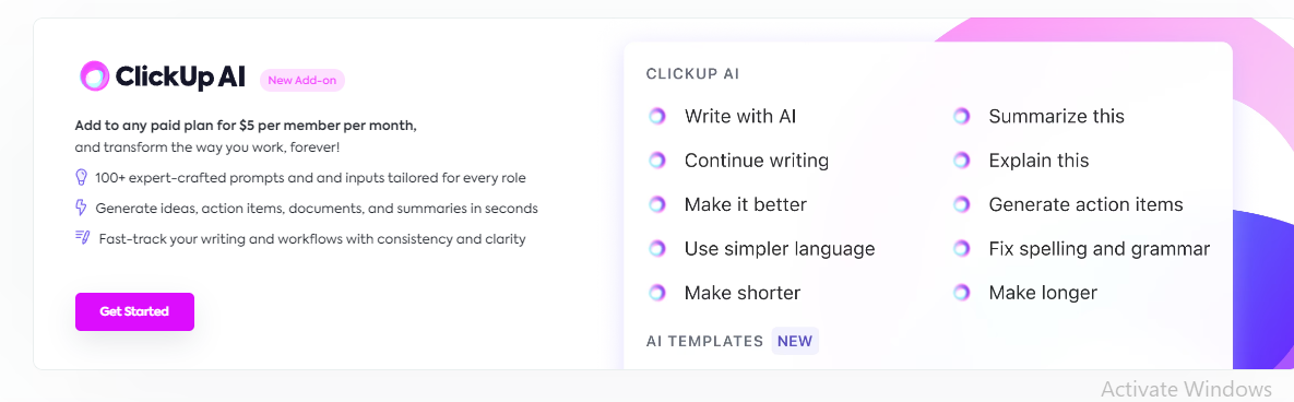 ClickUp AI Tool