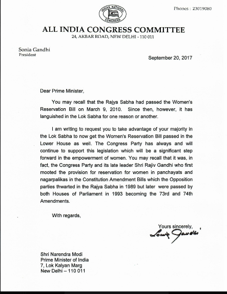 Women's Reservation Bill