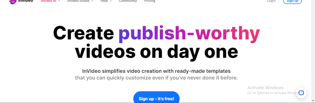 What is InVideo AI used for