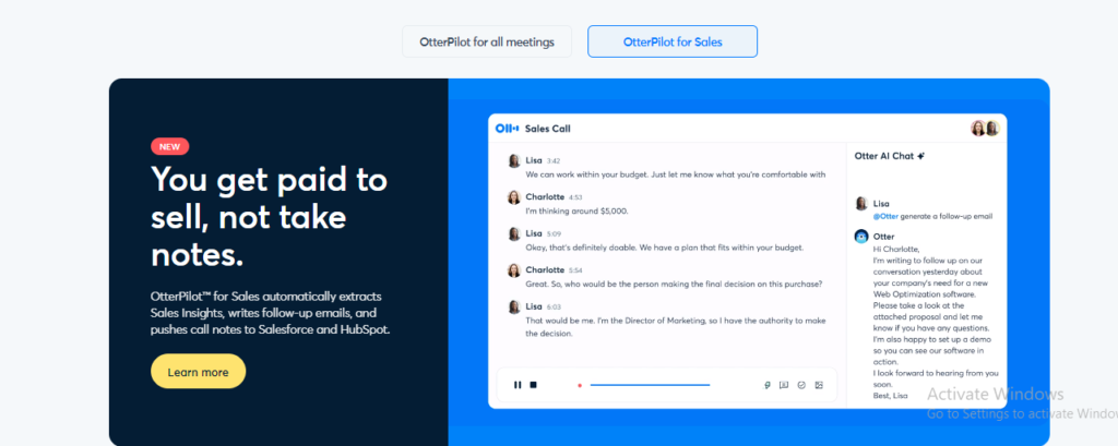 otter ai download – Write Notes ( Meeting Notes)