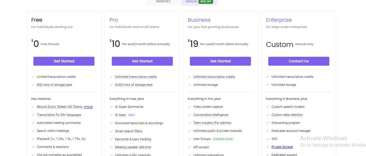 Fireflies ai PRICE